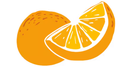 Sticker de Naranja.