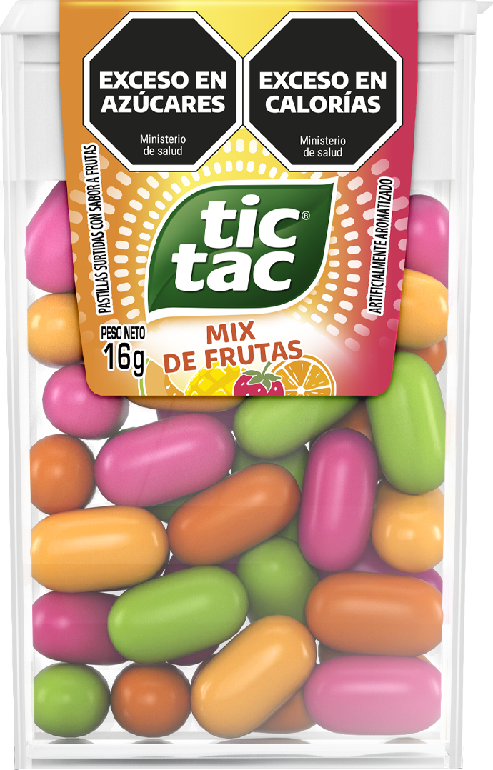 Caja Tic Tac® sabor Mix De Frutas.