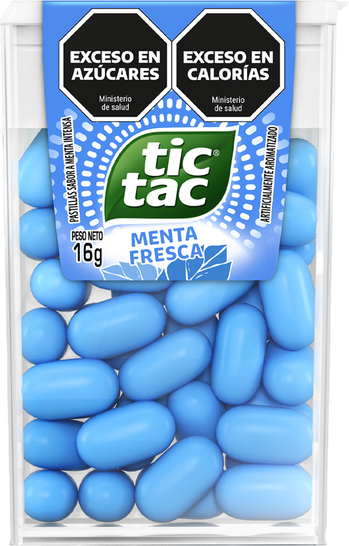 Caja Tic Tac® sabor Menta Fresca.