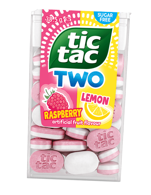 TIC TAC TWO Raspberry Lemon pack.