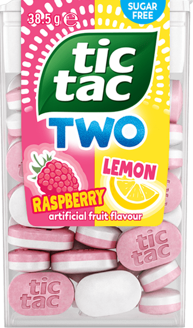 TIC TAC TWO Raspberry Lemon pack.