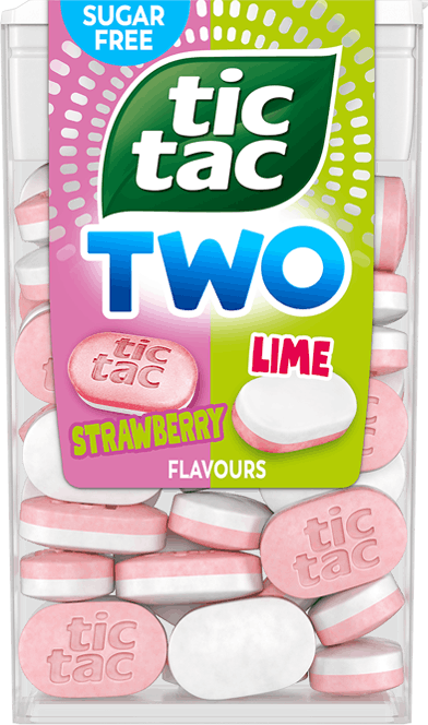Paquet TIC TAC TWO Fraise-Citron vert.