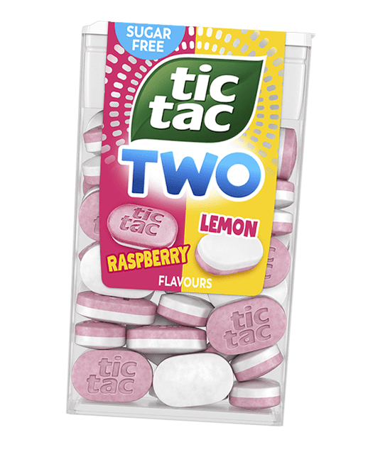 Boîte TIC TAC TWO goût Framboise Citron