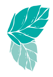 Autocollant de feuilles de menthe bleues.
