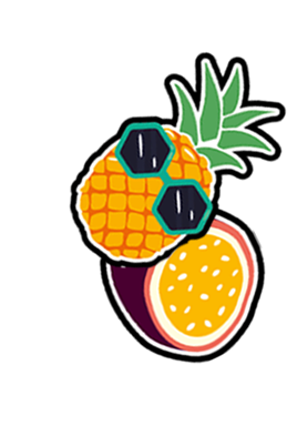 Tic Tac® Exotic Escape Maracuja und Ananas mit Sonnenbrille