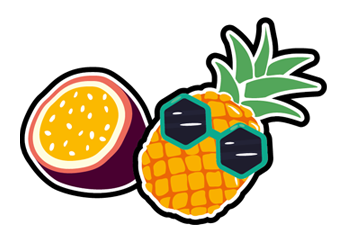 Tic Tac® Exotic Escape Maracuja und Ananas mit Sonnenbrille