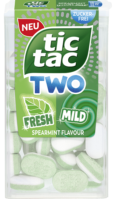 TIC TAC TWO Spearmint Fresh & Mild Packung