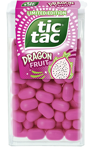 Tic Tac® Dragon Fruit 54g-Packung.