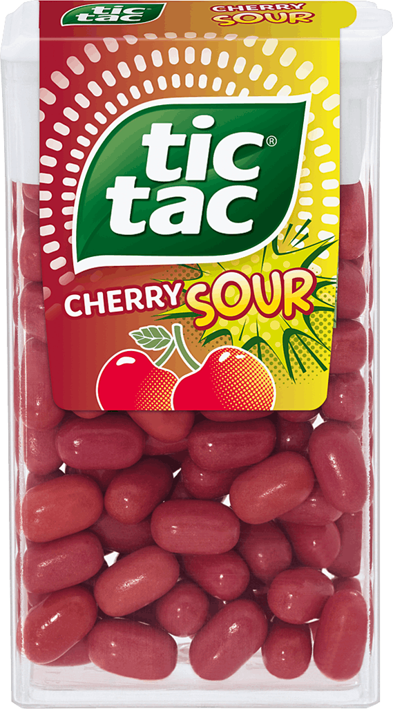 Die Packung Tic Tac® Cherry Sour