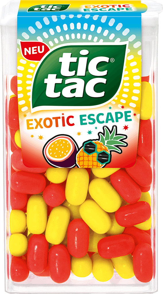 Die Packung Tic Tac® Exotic Escape