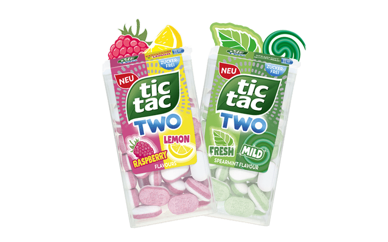 TIC TAC TWO Sorten.