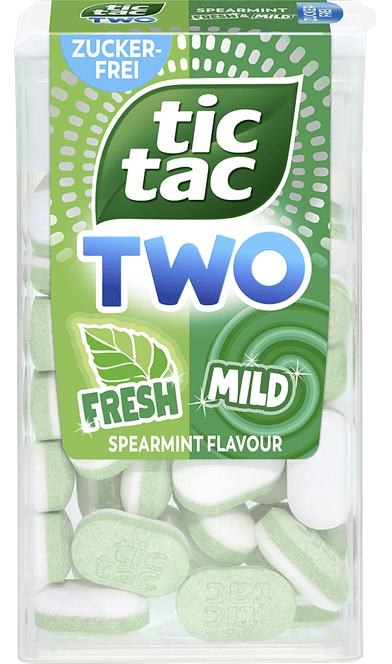 TIC TAC TWO Spearmint Fresh & Mild Packung