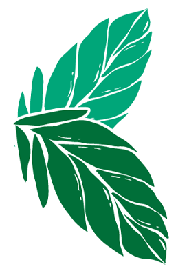 Pfefferminzblättersticker.