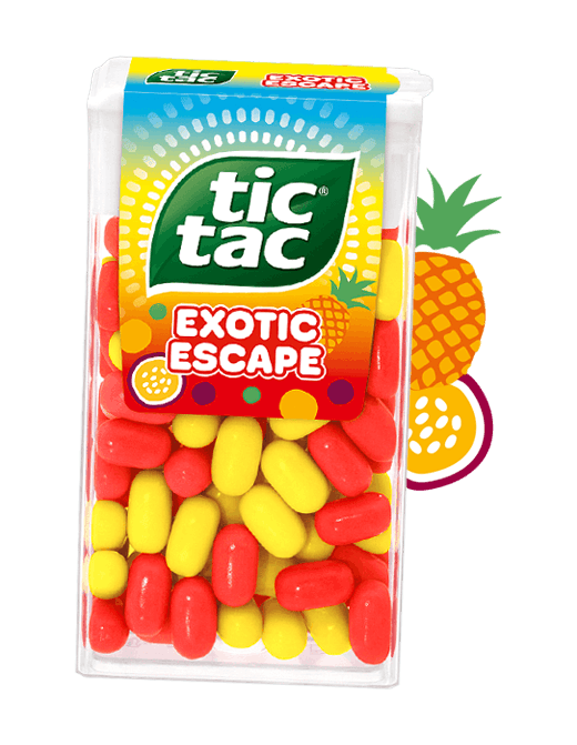Die Packung Tic Tac® Exotic Escape