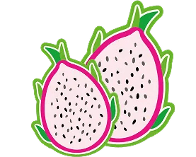 Drachenfruchtsticker