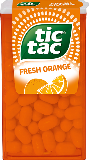 Tic Tac® Fresh Orange 54g-Packung.
