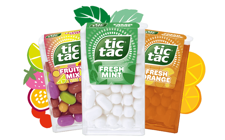 Tic Tac® Classic Sorten.