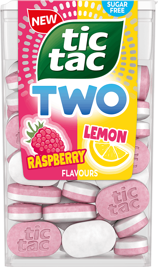 TIC TAC TWO vaarika-sidruni pakk.
