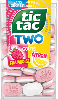 TIC TAC TWO Framboise goûts Citron
