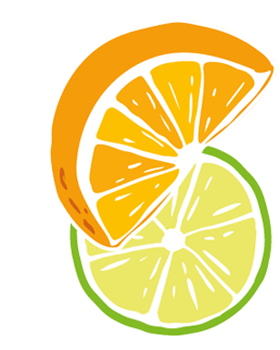 Orange & Citron Vert