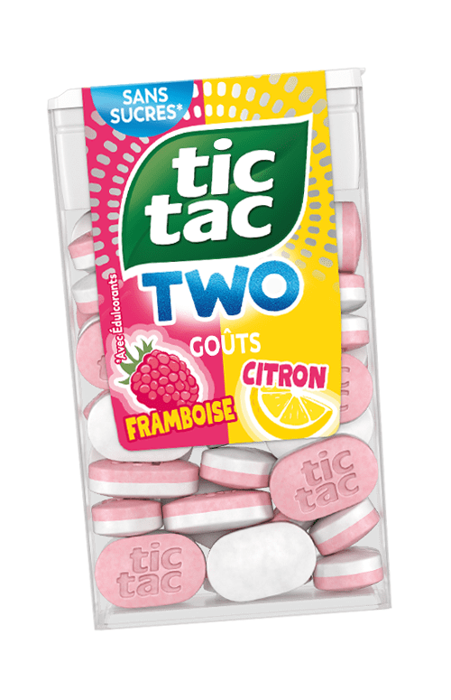 TIC TAC TWO Framboise goûts Citron