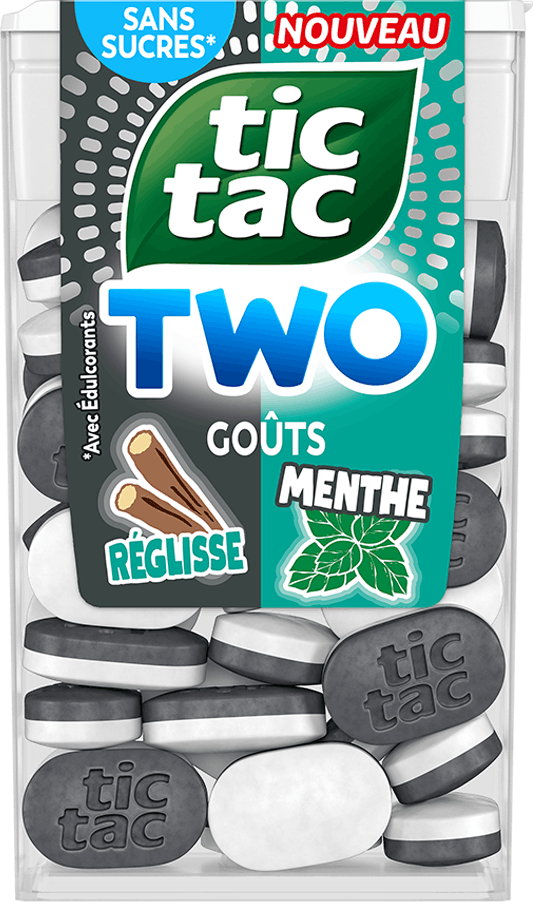 Boîte TIC TAC TWO goût Réglisse Menthe