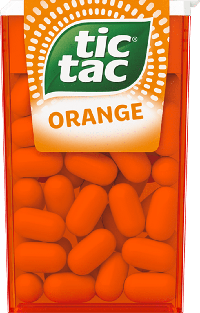 Tic Tac® Orange.