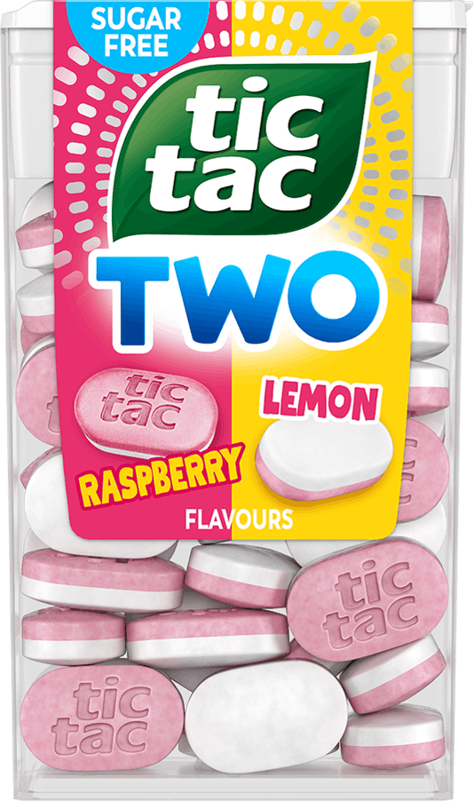 TIC TAC TWO Raspberry Lemon csomagolás