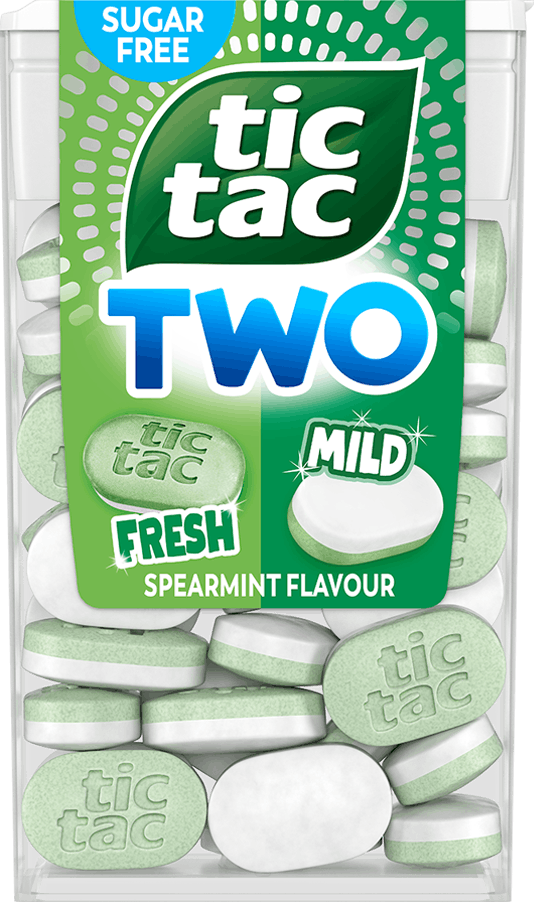 TIC TAC TWO Spearmint Fresh Mild csomagolás
