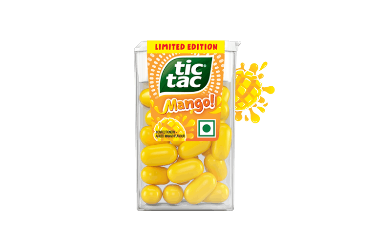 Savour the Summer season with this limited edition of a perfect mango delight with Tic Tac® Mango Flavour Pack.