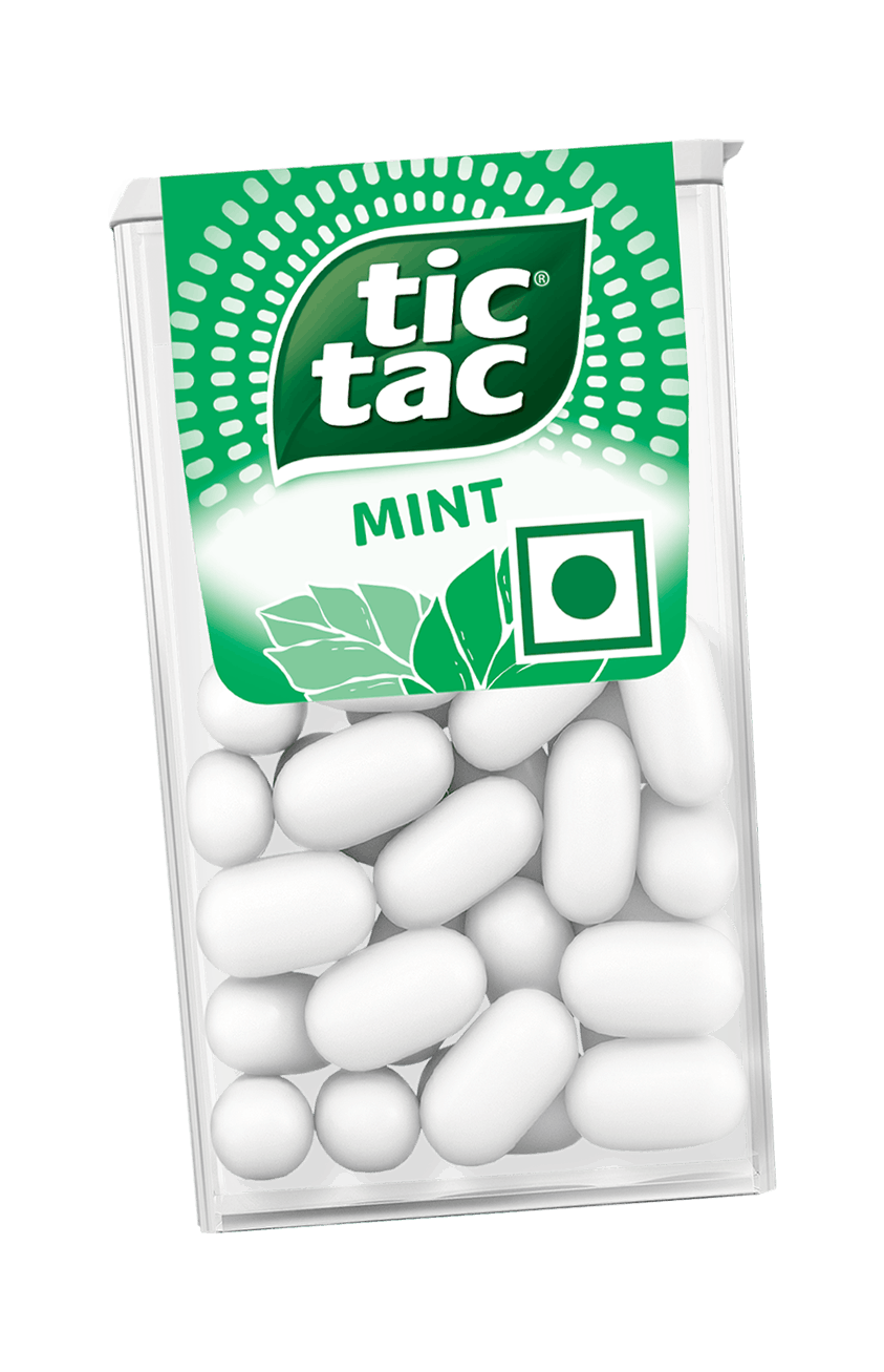 Tic Tac® Mint flavour Pack with a perfect balance of sweetness & freshness in every refreshing pill of Tic Tac® Mint.