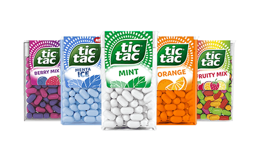 Confezioni gamma Tic Tac®.