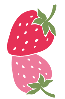 Icona frutta fragole.