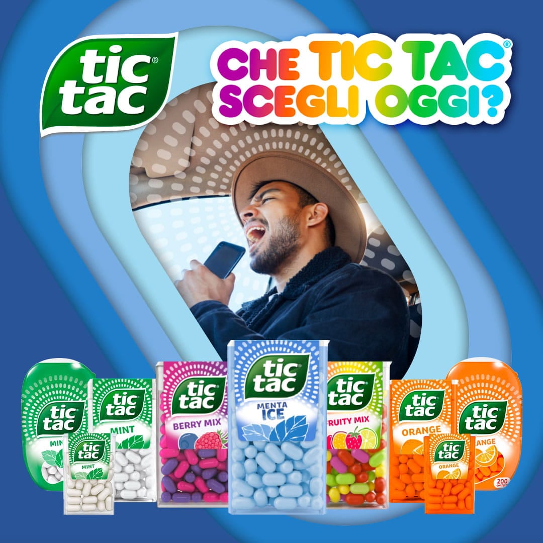 Che Tic Tac® scegli oggi? Menta Ice