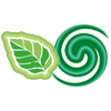 Icona foglia e aspirale TIC TAC TWO MENTA FRSCA DOLCE