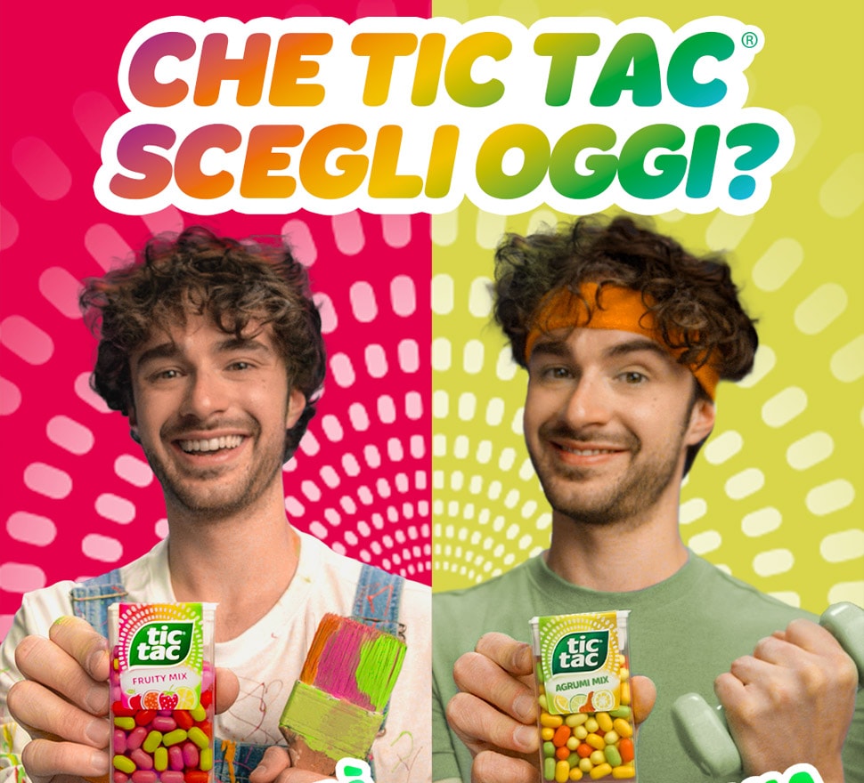 Che Tic Tac® scegli oggi? Fruity Mix e Agrumi Mix