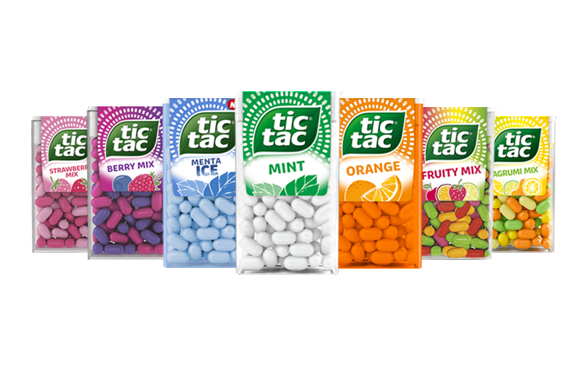 Confezioni gamma Tic Tac®.