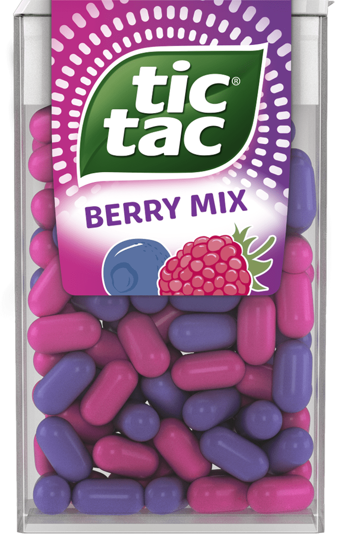 Confezione Tic Tac® Berry Mix.