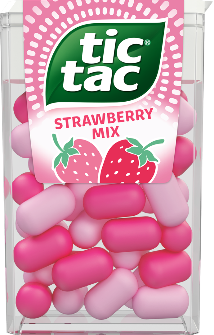 Tic Tac® Strawberry Mix iepakojums