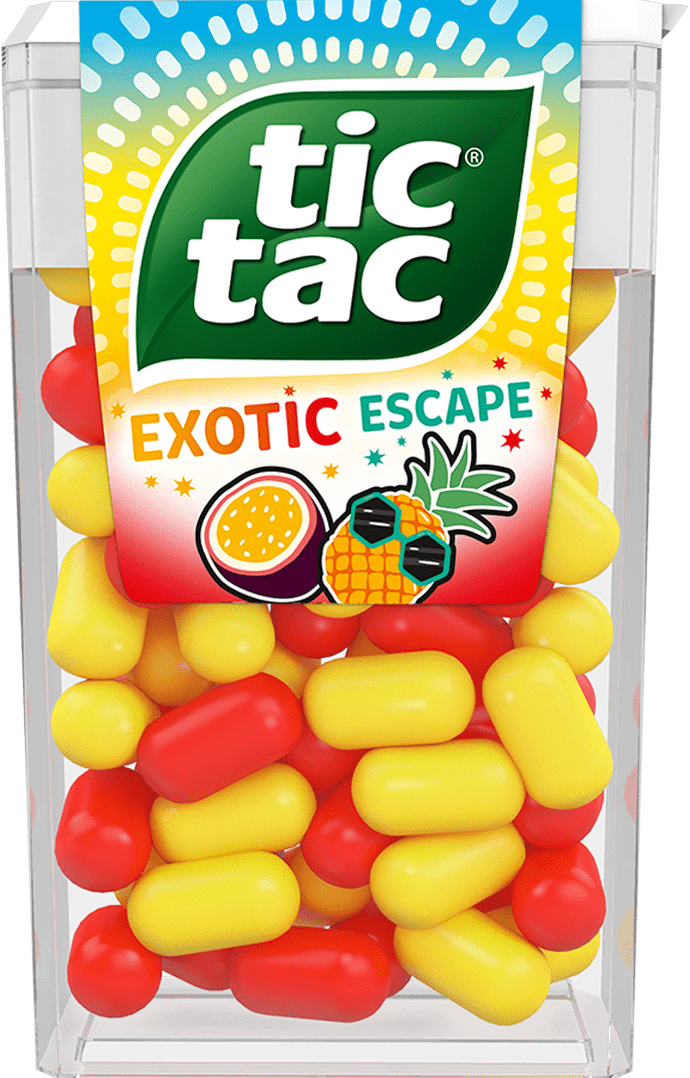 Tic Tac® Exotic Escape.