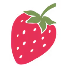 Sticker de fresa
