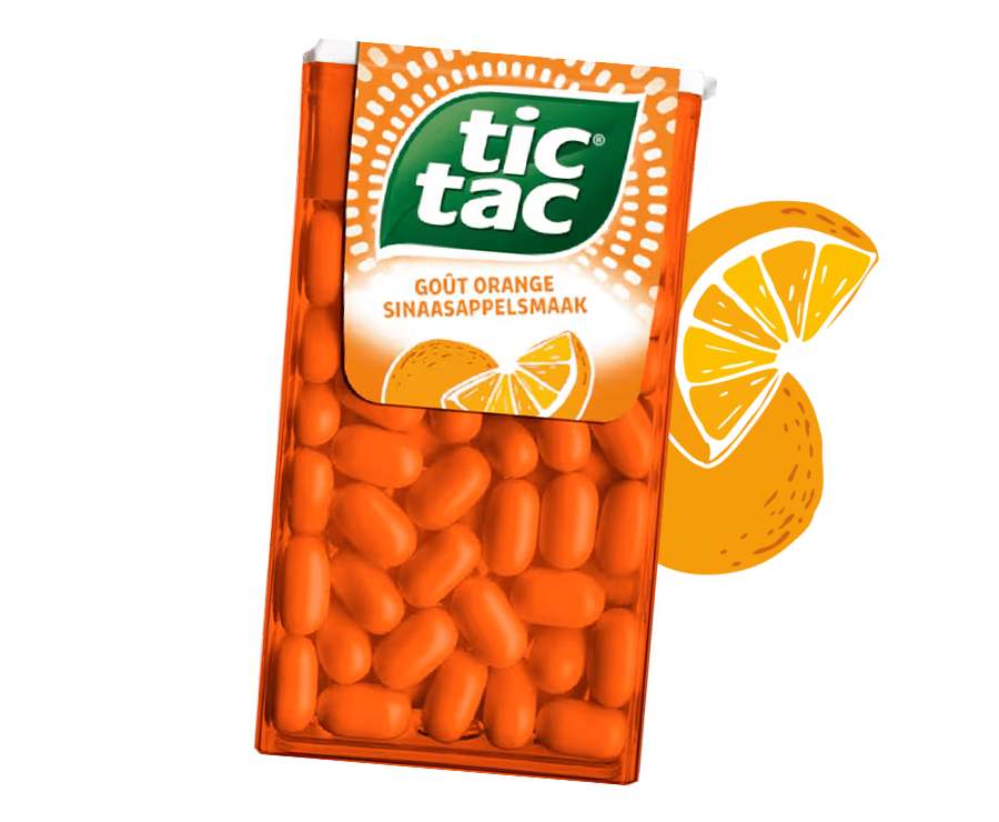 Tic Tac® Sinaasappel.