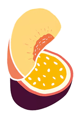 Naklejka Peachy Passion