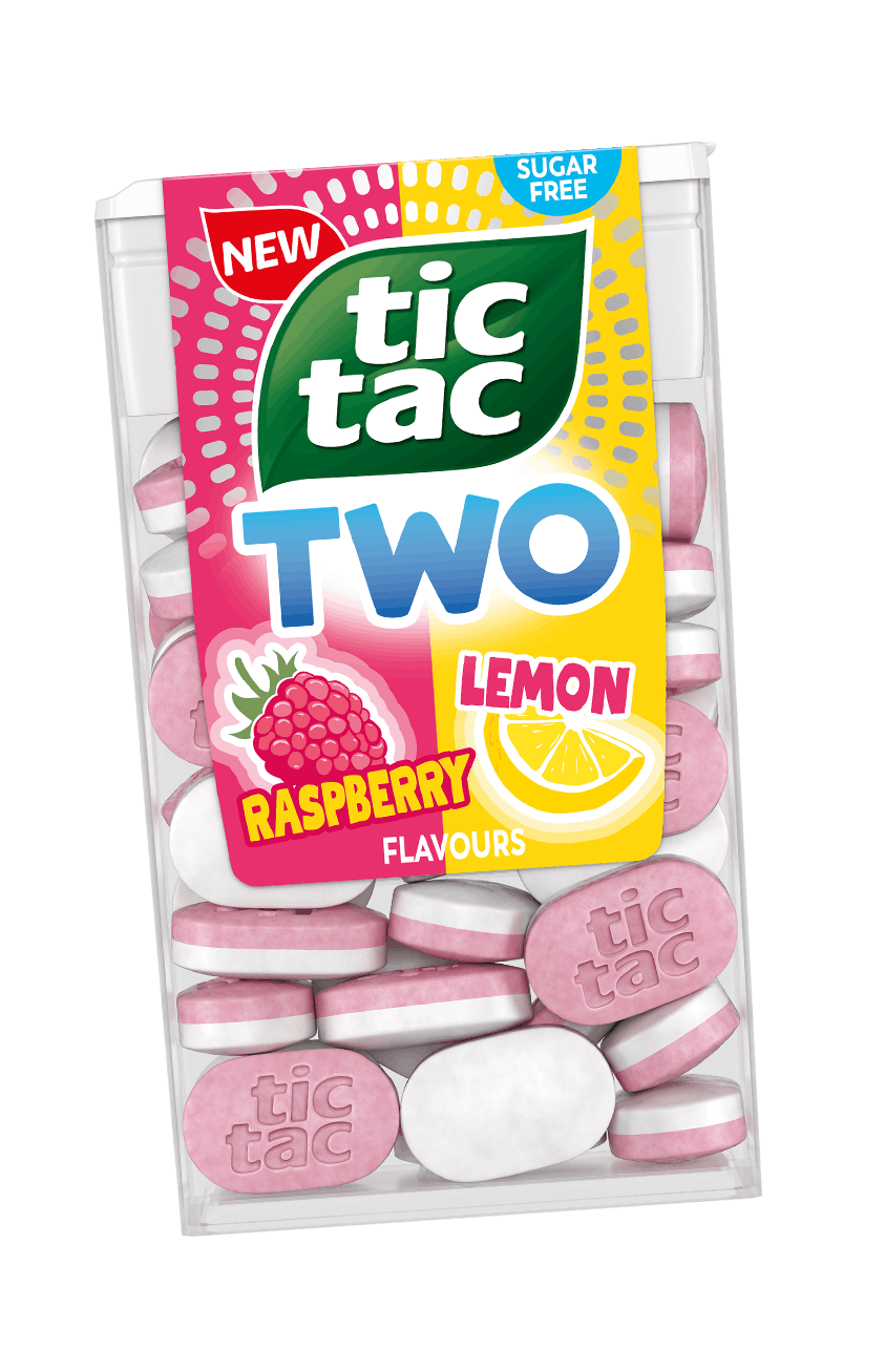 opakowanie Tic Tac TWO malina i cytryna