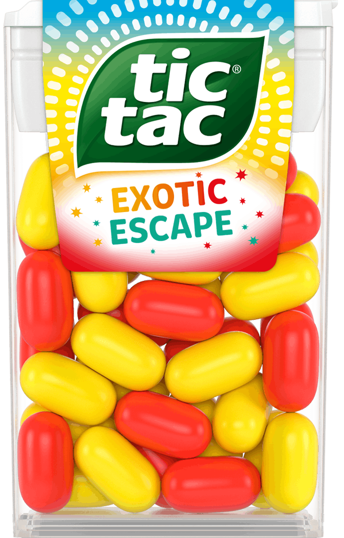 Tic Tac® Exotic Escape.
