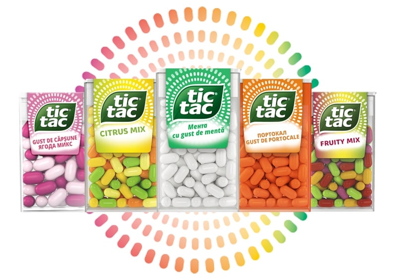 Descoperă gama de produse Tic Tac®!