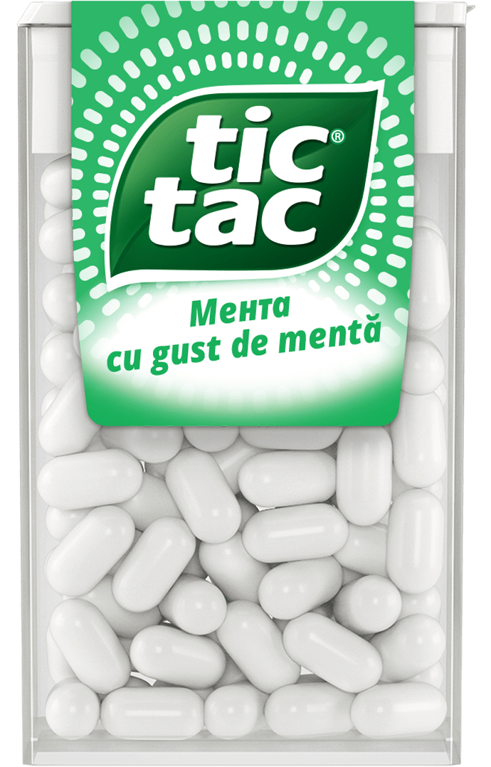 Cutie Tic Tac® cu gust de mentă