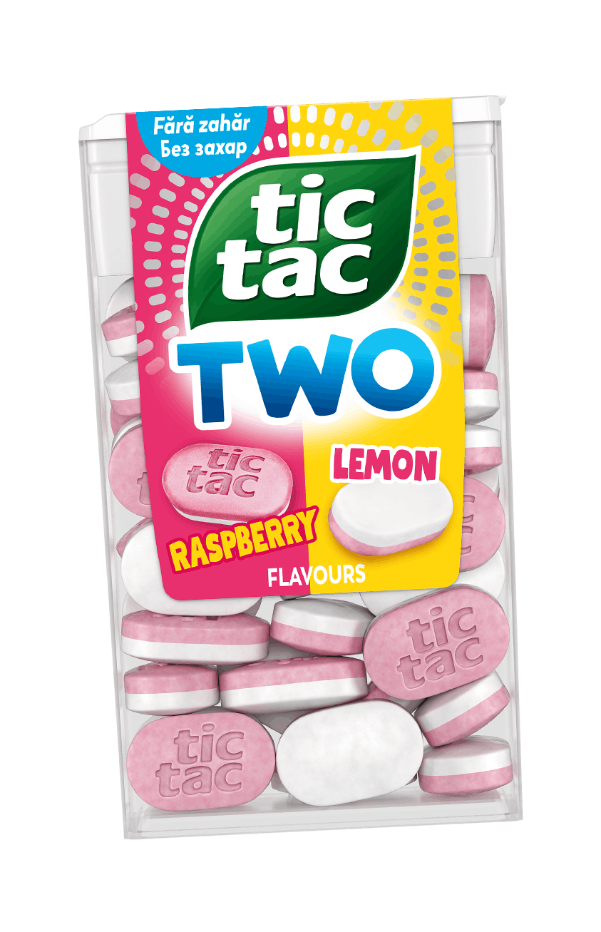TIC TAC TWO Raspberry Lemon pack.