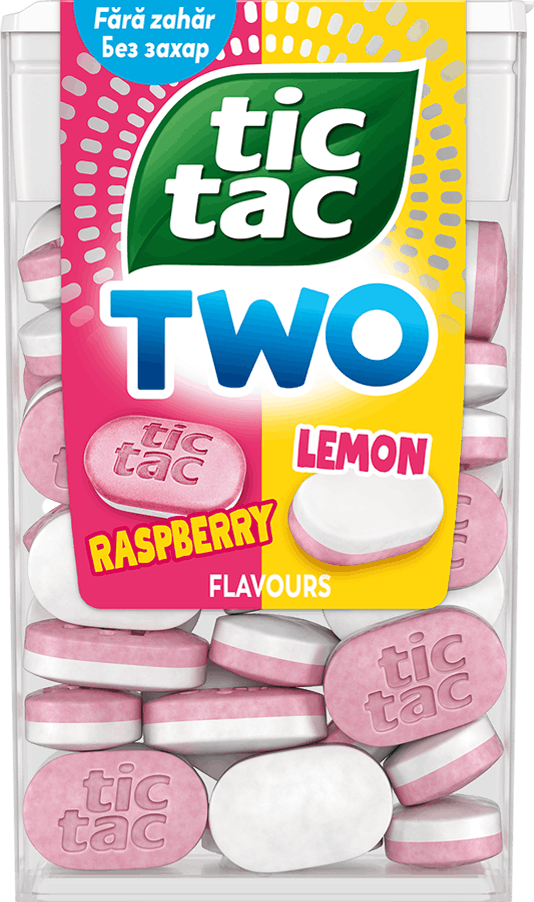 TIC TAC TWO Raspberry Lemon pack.