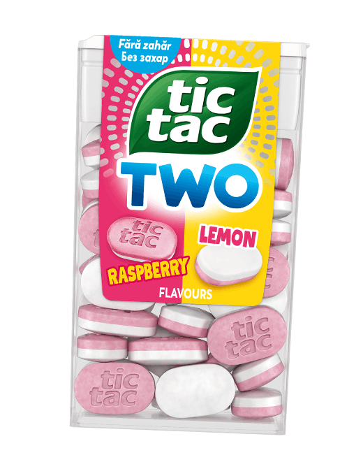 TIC TAC TWO Raspberry Lemon pack.